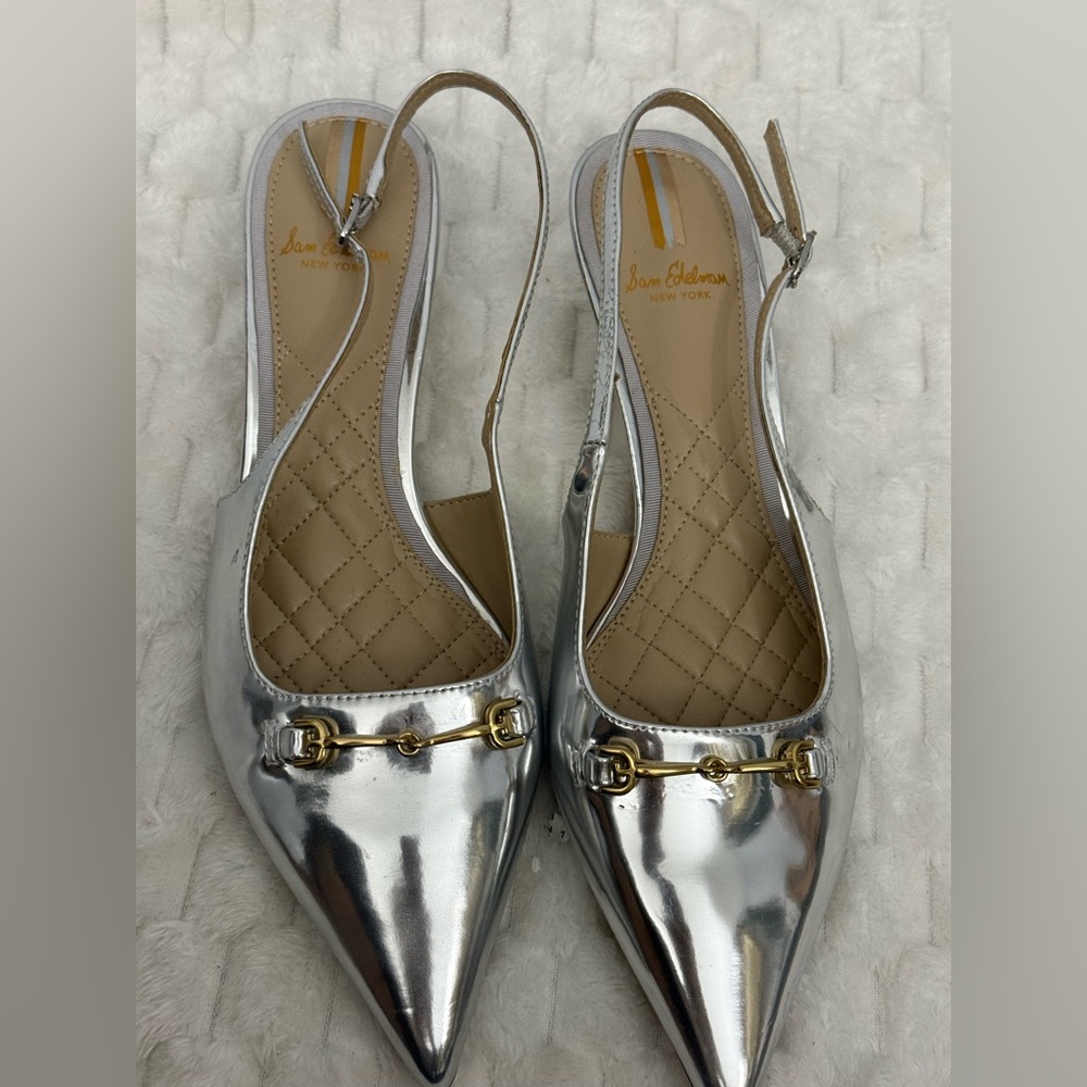 Sam Edelman Fitzgerald Pump Soft Silver 7.5